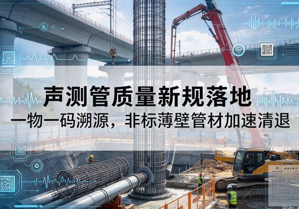 汉源声测管质量新规落地，一物一码溯源，非标薄壁管材加速清退