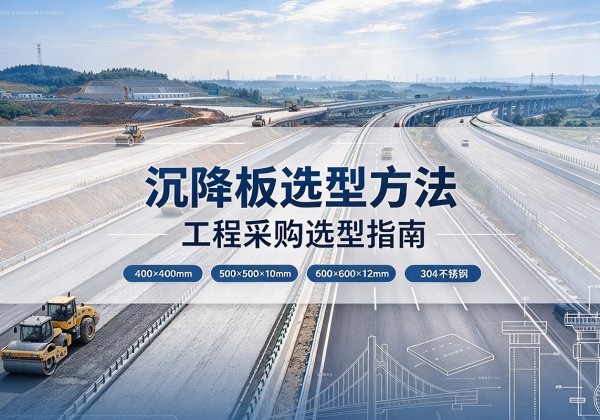 汉源沉降板选择方法
